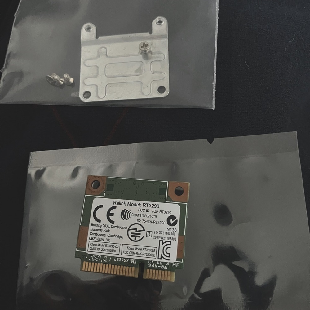 Ralink RT3290 Wifi + Bluetooth PCI-E Card